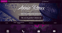 Desktop Screenshot of annieriouxastro.com